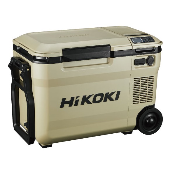 HiKOKI UL18DBA(WMBZ) コ－ドレス冷温庫 庫内容量:25L 蓄電池付セット サンドべ－ジュ 2部屋モ－ドで冷蔵と冷凍が同時にできる 新品 代引不可 UL18DBA 日立工機 純正品