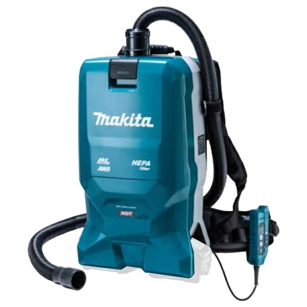 マキタ VC012GZ + BL4050Fx2 + DC18RB 40Vmax 充電式背負集じん機 集塵容量6L 吸込仕事率180W 粉じん専用 無線連動集塵対応 5.0Ahバッテリx2個 + 2口充電器付セット 新品 代引不可 純正品