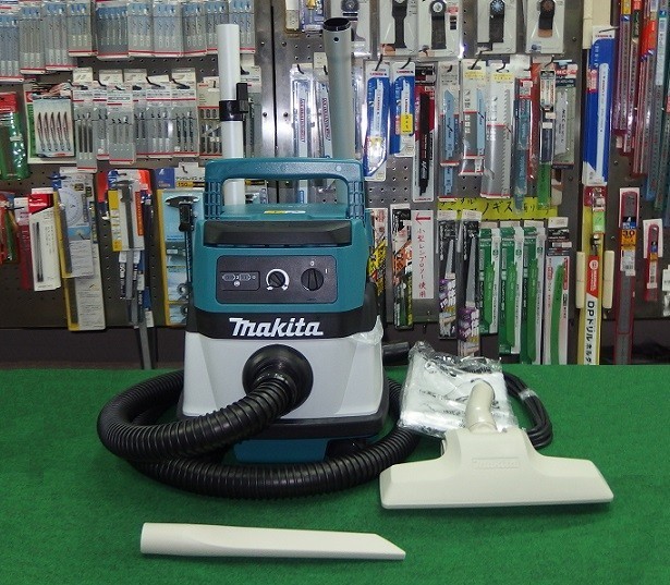 マキタ VC860DZ +BL1860B x2+DC18RD ハイブリット電源集じん機 乾湿両用 集塵容量8L コードレスとAC100Vの両用 18V-6.0Ahバッテリ x2個+2口急速充電器付セット ※代引不可 新品 マキタ掃除機 純正品|プロショップE-道具館店