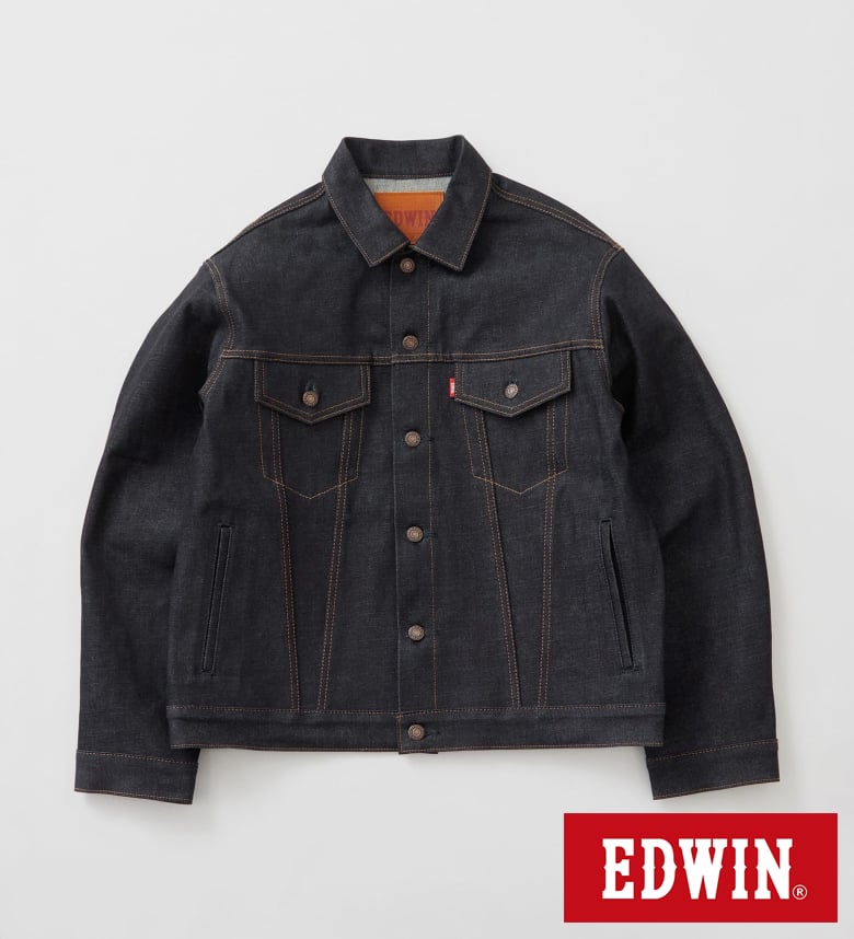 【エドウイン公式】505ZXX リジッド デニムジャケット Gジャン セルビッジ EDWIN エドウィン アウター|エドウインショップ(EDWIN)