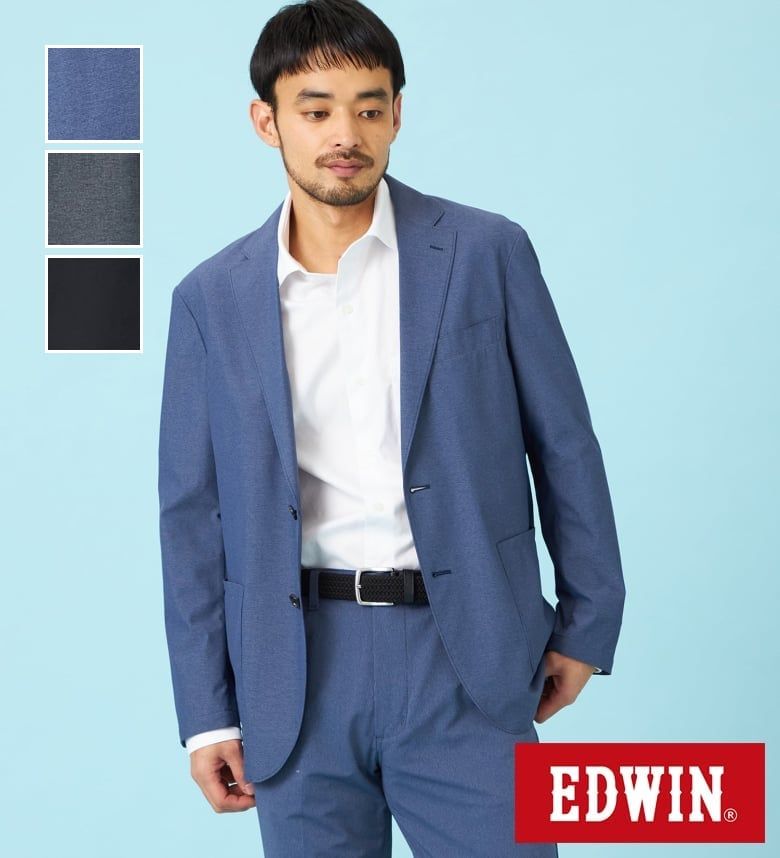 【エドウイン公式】【SALE★20%OFF】デニスラ AIR テーラードジャケット ストレッチ ビジネス 涼しい EDWIN エドウィン メンズ ビジカジ オフィスカジュアル|エドウインショップ(EDWIN)