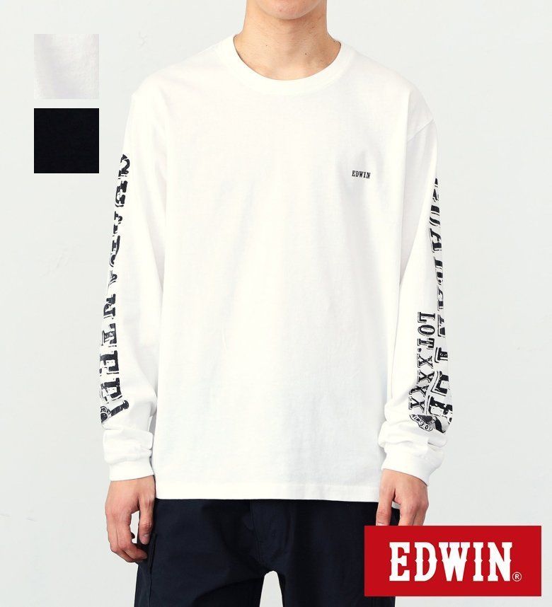 EDWIN エドウィン　ロングTシャツ　L 白　ワッフル　サーマル 楽天市場】【エドウイン公式】【SALE☆30％OFF】サーマル