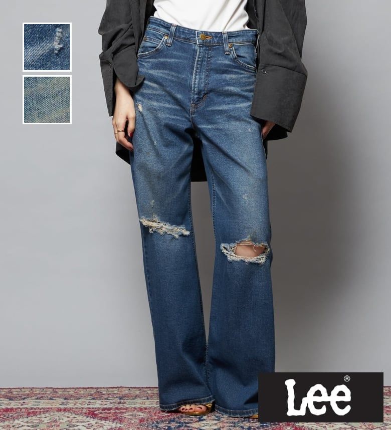 【Lee公式】【期間限定SALE★20％OFF】【SPECIAL EDITION】STANDARD WARDROBE ワイドデニムパンツ【ストレッチデニム】 レディース リー