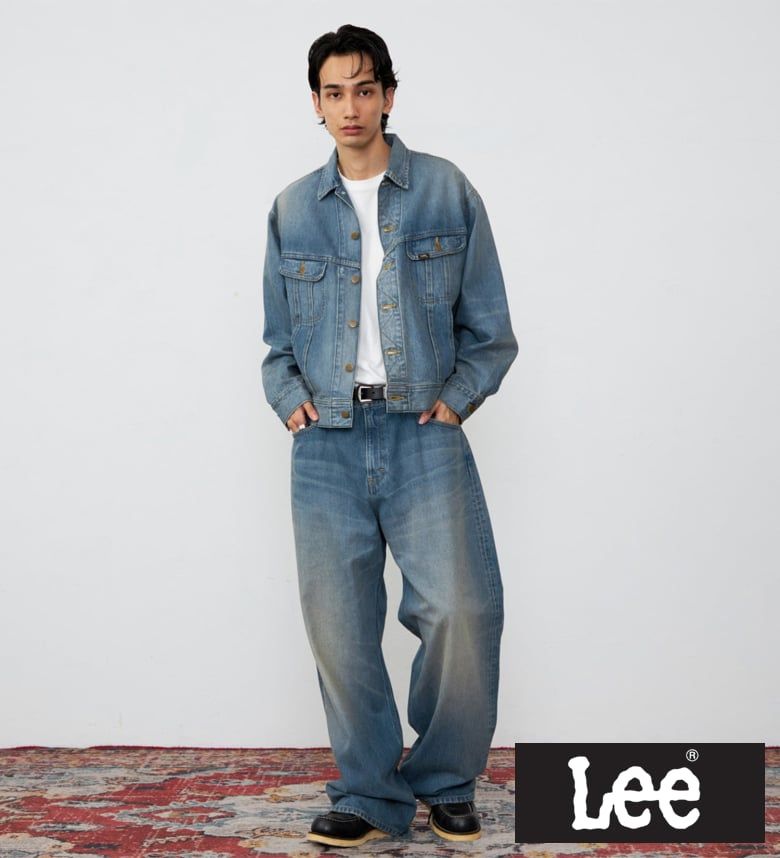 【Lee公式】【SALE★20％OFF】【101 100周年】RIDERS101 WIDE JACKET/ライダース ワイドデニムジャケット/セットアップ対応リー