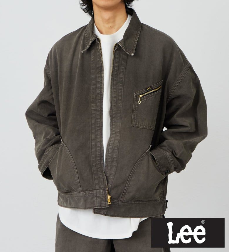【Lee公式】【SALE★50％OFF】SUPERSIZED ビッグシルエットジップアップデニムジャケット/DUNGAREES セットアップ対応リー｜エドウインショップ（EDWIN）