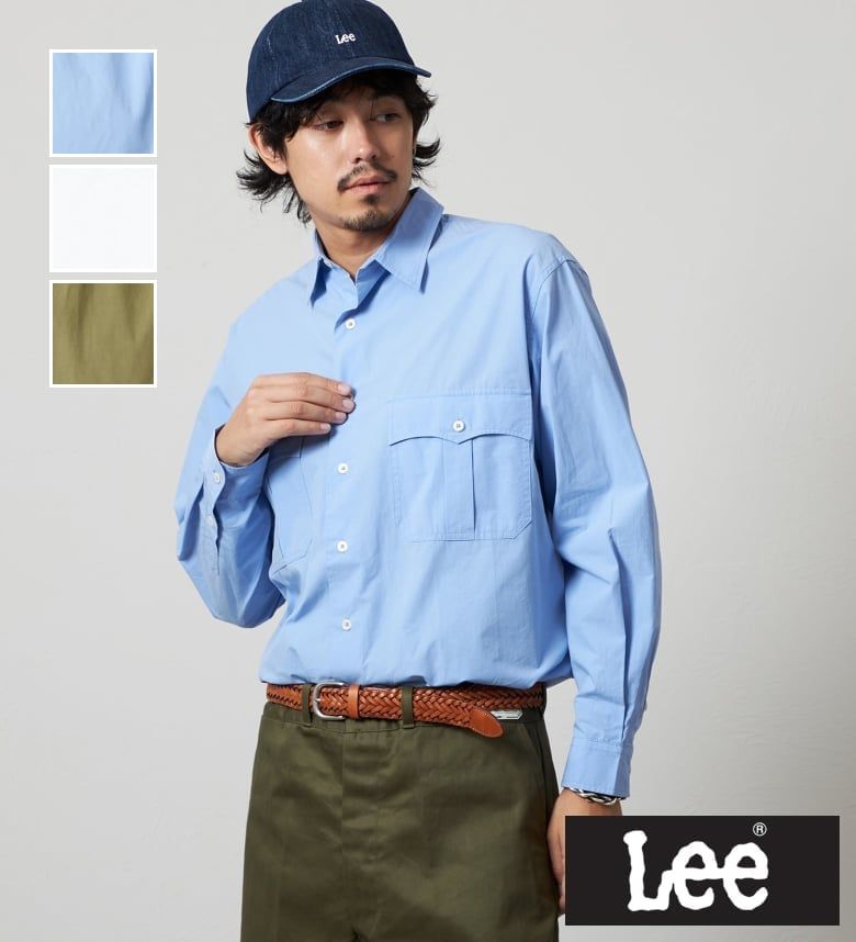 【Lee公式】【期間限定SALE★20％OFF】サファリシャツリー メンズ 8,237円