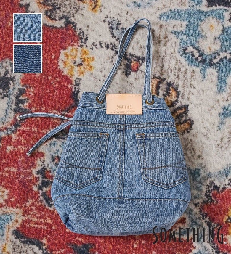 【サムシング公式】atelier SOMETHING DRAWSTRING BAG/バッグ レディース 巾着バッグ