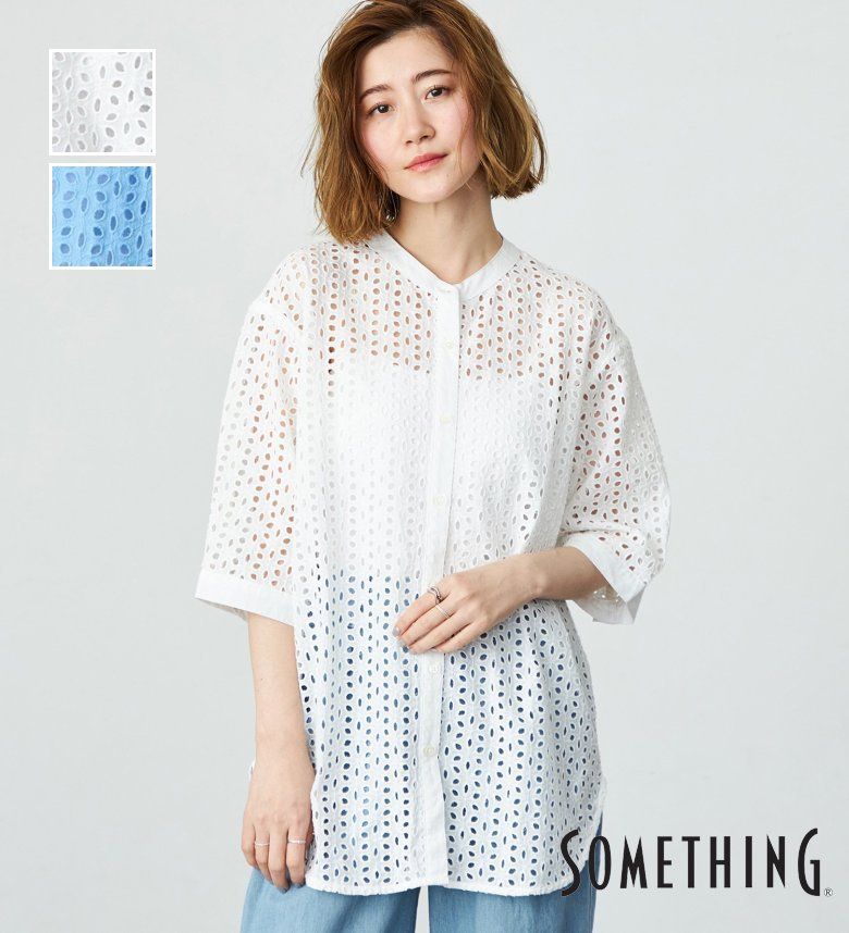 5枚セットsomething サムシング　バスクシャツ ボーダー レディース ガレージセール】SOMETHING バスクシャツ／ボーダーTシャツ