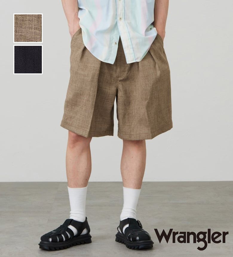 【ラングラー公式】WRANGLER WRANCHER/【リネンライク】ランチャーショーツ /ショートパンツ Wrangler