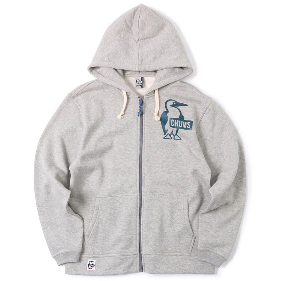 メーカー包装済 チャムス スウェット パーカー レディース ブービージップパーカー Ch00 1262 H Gray Chums Booby Zip Parkaw New限定品 Www Papermoney World Com