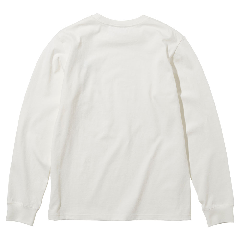 ノースフェイスレディースロングスリーブヌプシコットンティーNTW82135GW(ガーデニアホワイト)THENORTHFACEL/SNuptseCottonTee