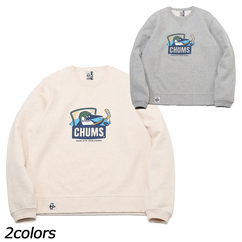 チャムス CHUMS ブービーアイスホッケークルートップ CH00-1462 トレーナー スウェット 裏起毛 ユニセックス