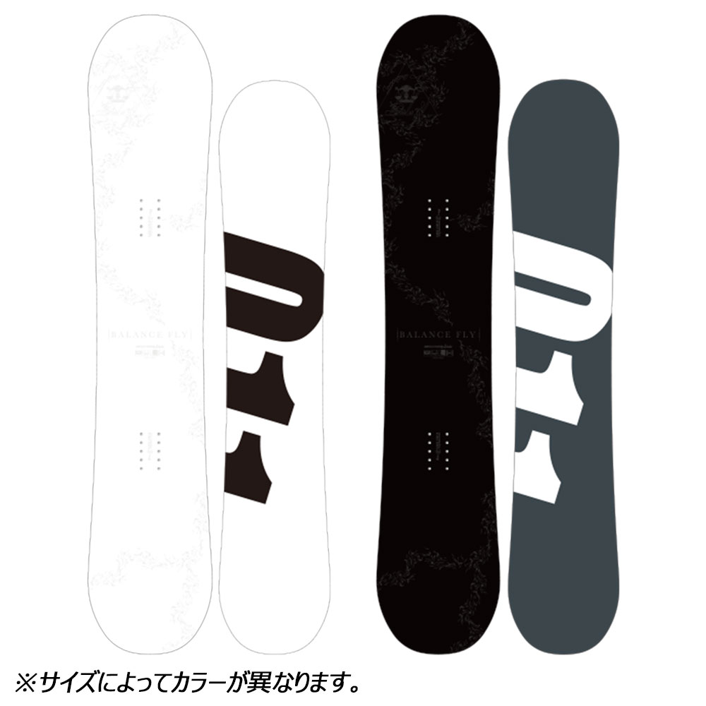 ゼロワンワン 011 Artistic バランスフライ スノーボード ボード フラットツインキャンバー