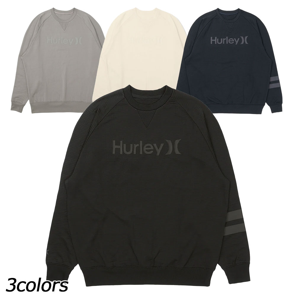 ハーレー Hurley ファントムワッフルインナールーズクルーネック MSWI252087 スノーボード御召しもの 肌付き オーバーサイズフィット ユニ一発やる