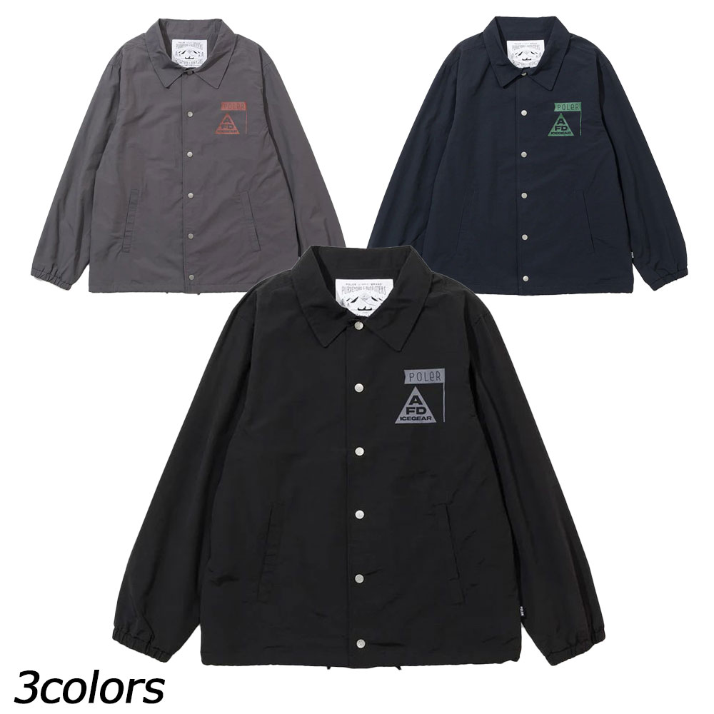 ポーラー POLeR ADF×ポーラー コーチジャケット 253MCV0003 スノーボードウェア ジャケット ユニセックス|イイパワーズ 店