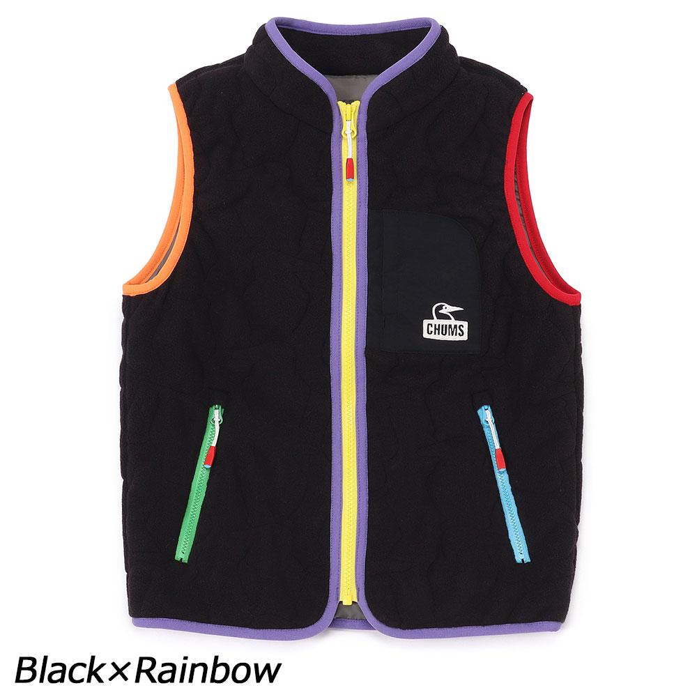 【ひより】【CHUMS (チャムス) 】 フリースベスト新品未使用 正規取扱店 CHUMS (チャムス) CH14-1418 Booby Stitch Fleece Vest