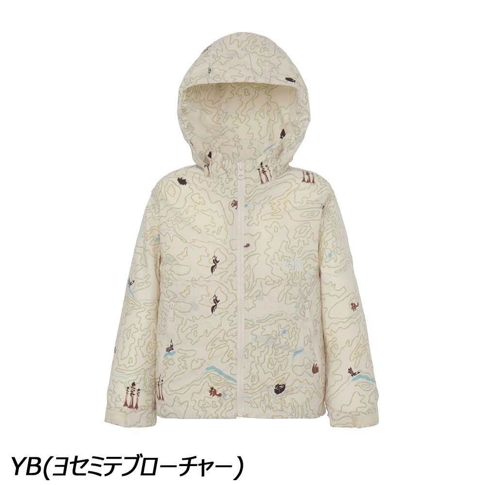 北の方人間の顔 THE NORTH FACE トドラーノベルティコンパクトジャケット NPT22511 上衣 撥水 ボンネット取りはずし能力のある トドラー キッズ キッズ・ジュニア用ウェア-ウェア