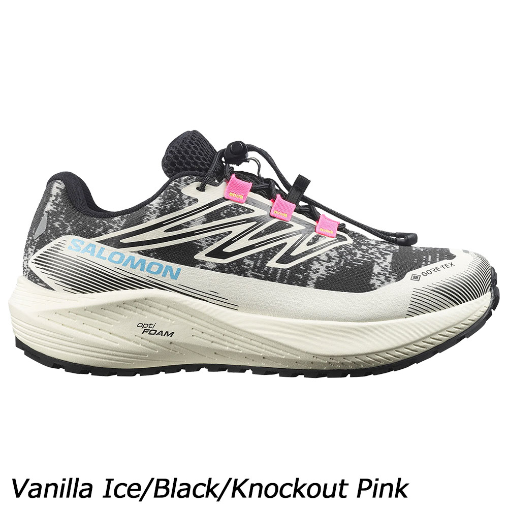 サロモン SALOMON エアロ フロー グラベル ゴアテックス L49256200 シューズ ランニング トレラン 防水 厚底 GORE-TEX レディース
