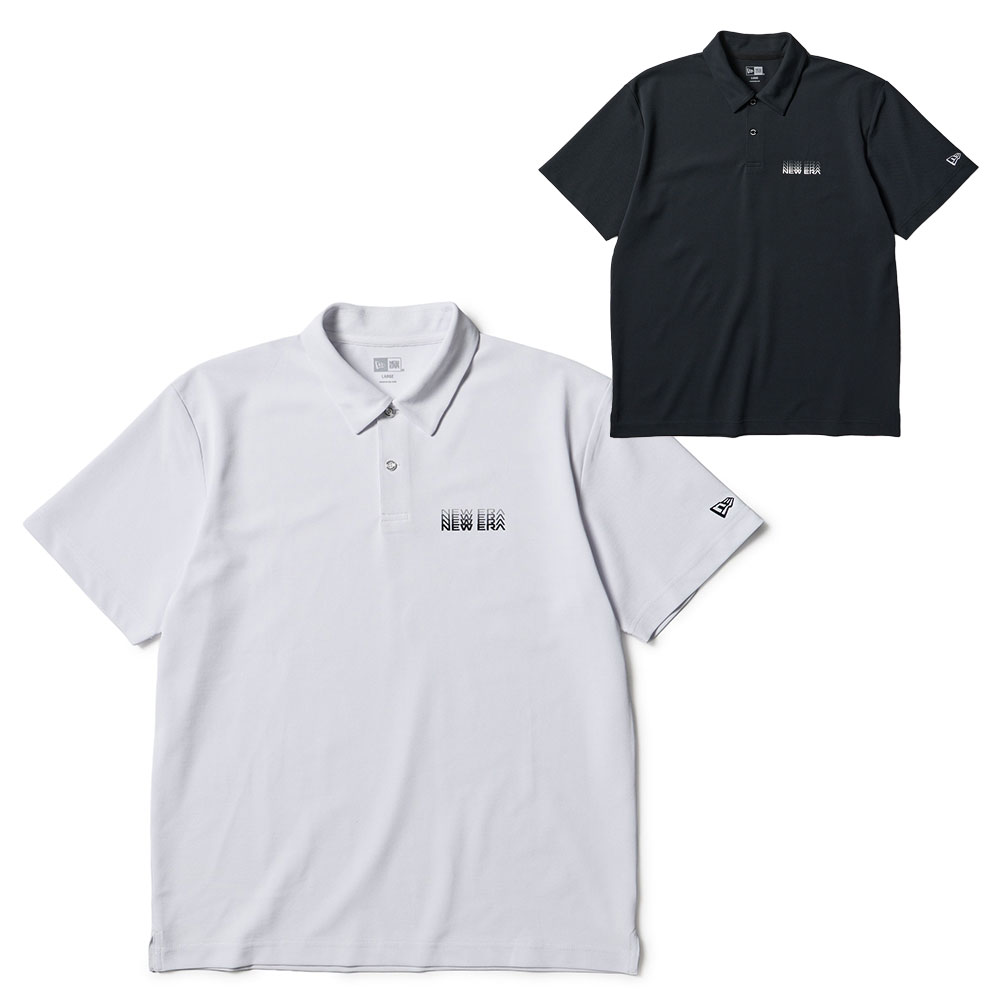 ニュー内鰓 NEW ERA 半袖鹿の子スポーツシャツ 14859939 14859946 スポーツシャツ 半袖 吸汗 速乾 UVとり捨てる 抗菌 ユニ一発やる ゴルフ