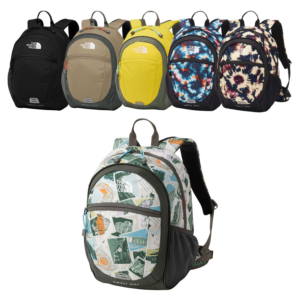 北の方人間の顔 THE NORTH FACE スモールデイ NMJ72360 デイバッグ うしろ側風呂敷き包み 背嚢 電気容量約15L 通学 通園 キッズ お坊っちゃん