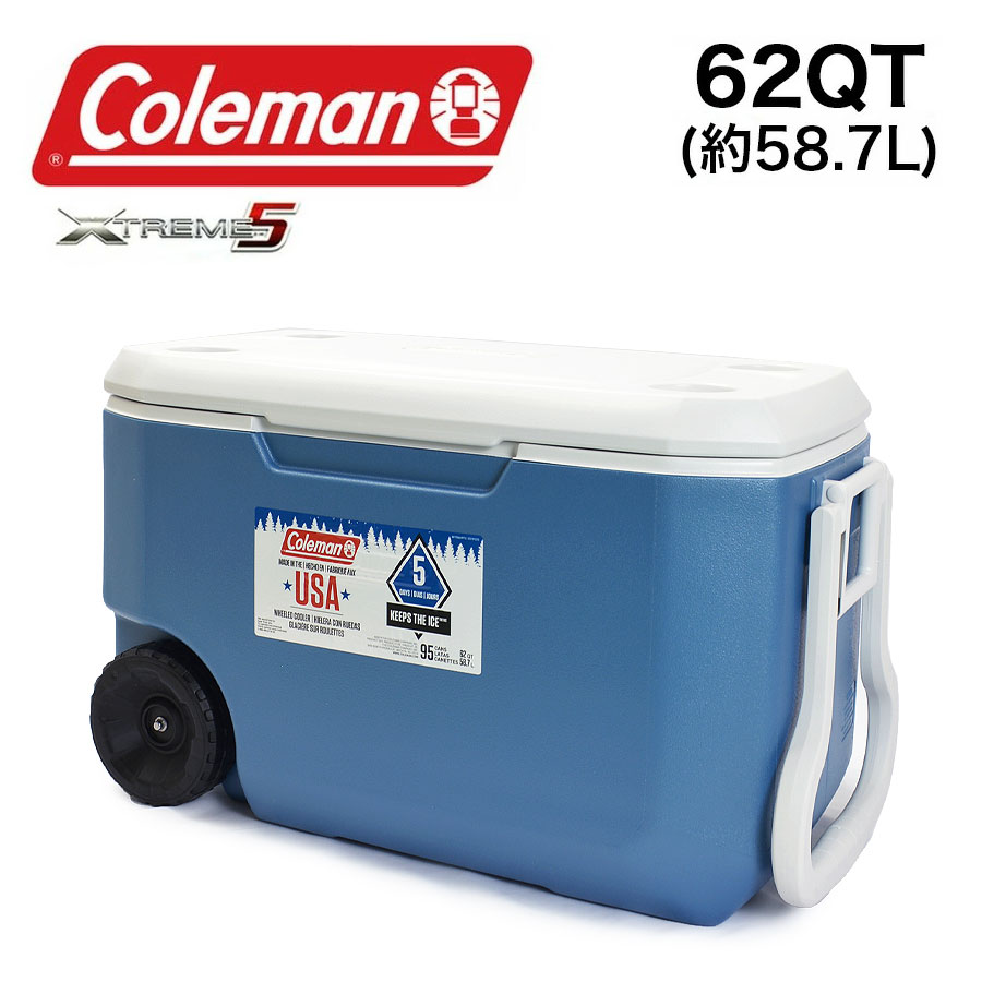 楽天市場】コールマン COLEMAN クーラーボックス 62QT 3000004745