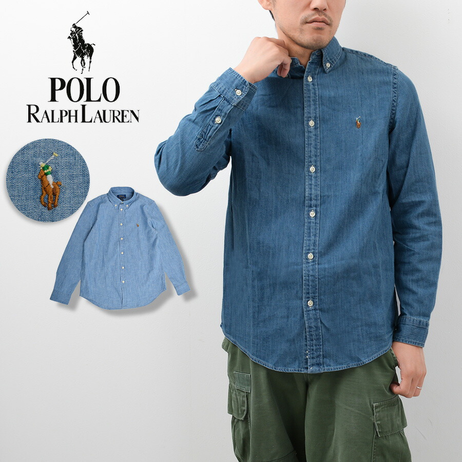 楽天市場】POLO RALPH LAUREN ポロ・ラルフローレン シャツ 長袖シャツ