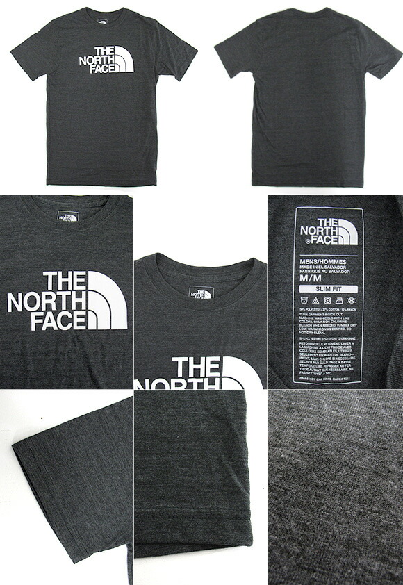 slim fit north face t shirt