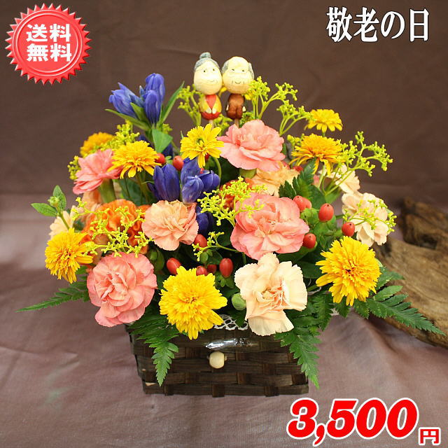 絶対一番安い 敬老の日フラワー お祝い 記念日 おじいちゃん おばあちゃん 祖父 祖母 感謝 長寿祝い 古希 喜寿 傘寿 卒寿 花キューピットのオレ 決算特価 送料無料 Farmerscentre Com Ng
