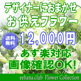 土日祝も営業お悔やみに贈る花 お供え専用おまかせフラワー12 000円 最大60 オフ