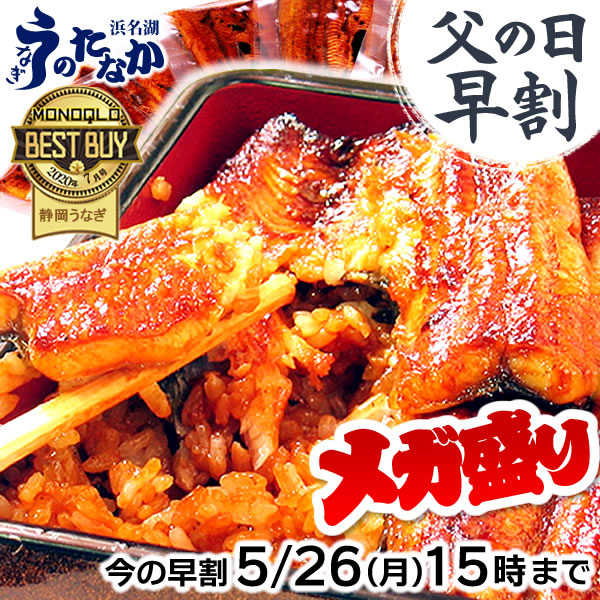 ＼早い者勝ち★150円クーポン／ 父の日 早割 プレゼント うなぎ 国産 蒲焼き ギフト 食べ物 鰻 真空パック お祝い 食品 グルメ 人気 クーポン 内祝い 誕生日 母の日 最強配送 ご褒美 選べるセット 【静岡産 AAA 簡易箱】megamori [3～5人前]