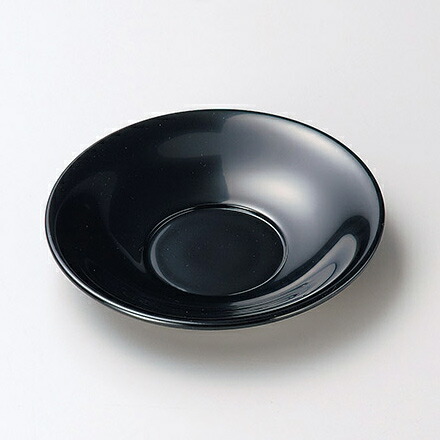 越前漆器 茶托 羽反 黒【5枚】セット 日本製 国産 高級 御祝 ギフト プレゼント 漆塗 松屋漆器 12-05704