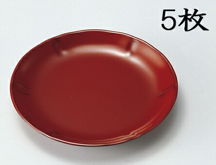 楽天市場】越前塗 古代朱椿皿 5枚組（木箱入） [本漆・取り皿・小皿
