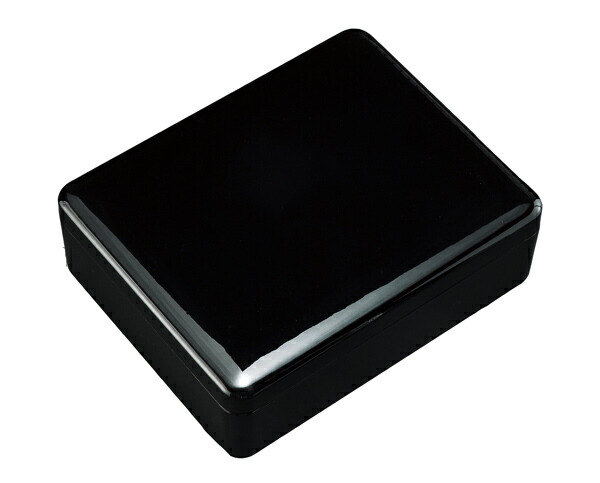 紀州漆器 合口文庫 黒 11.0新丸型 ＤＸ 黒無地 227610/21838（書類入れ 書類整理箱 Ａ4判 内梨地）25515