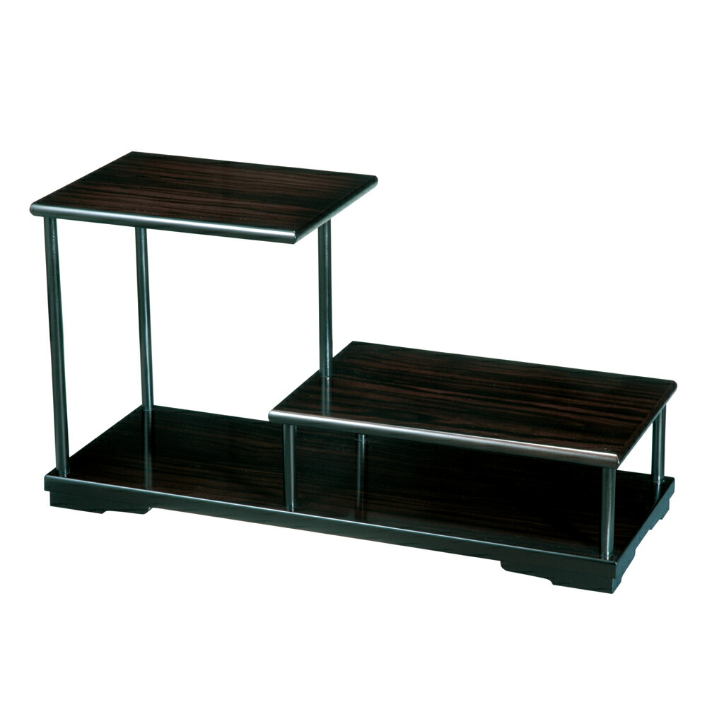 黒檀 飾り棚 黒檀飾り棚 矯正協会アンティーク - メルカリ