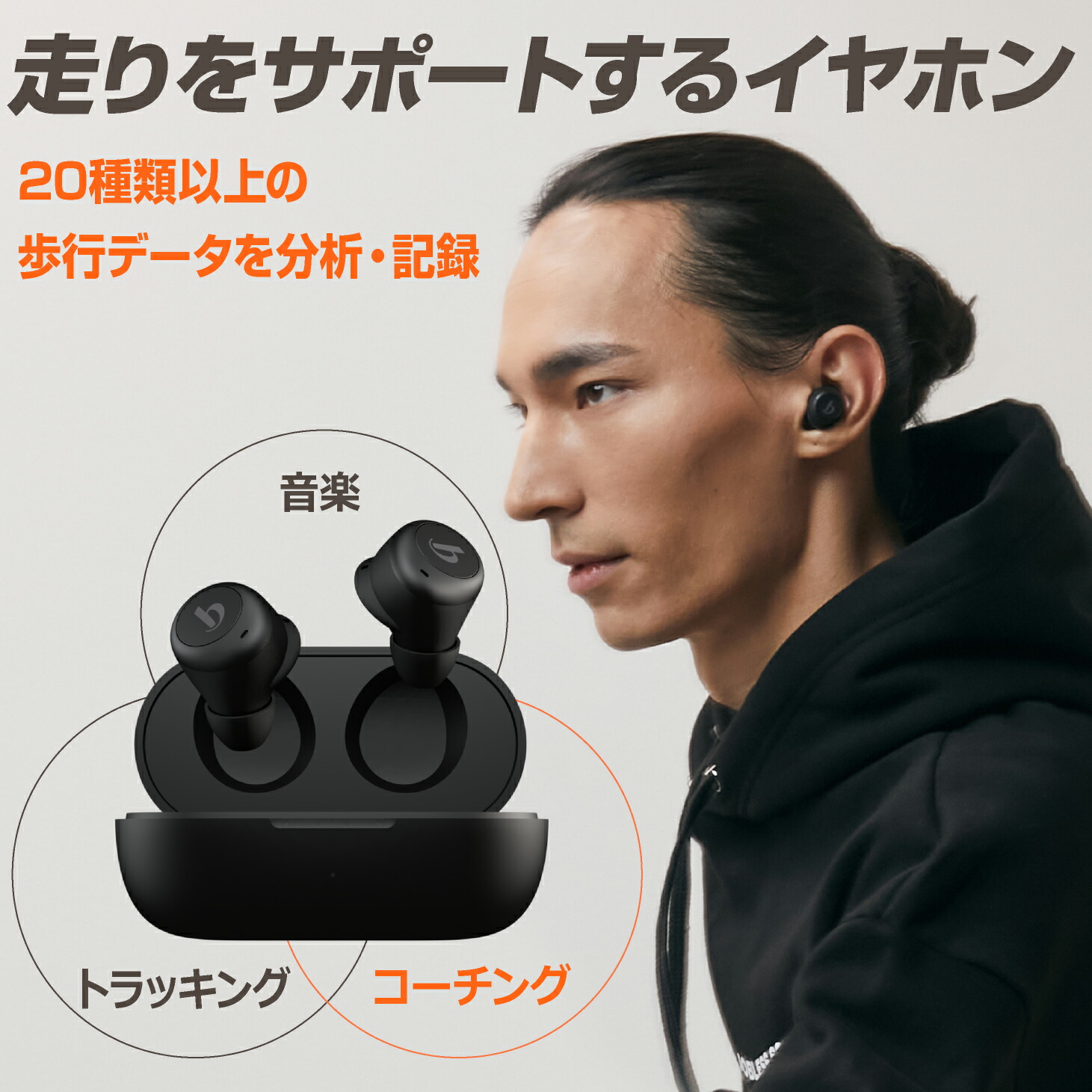 円 人気沸騰ブラドン Beflex ランニングイヤホンランニングフォーム コーチング ワイヤレスイヤホン Coach コーチングイヤホン ランニング アプリ連動 ランニング姿勢 防水 Bluetooth ブルートゥース 28時間連続再生 アプリで記録