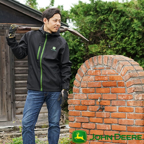 John ウインドブレーカー 大きいサイズ ジョンディア Diy 工具 おしゃれ Lp 0008 Bk ヤッケパーカー Deere プレゼント シェルパーカージャケット ストレッチ 用 ウィンドブレーカー 撥水 男性 メンズ 農業 ガーデニング 農作業 園芸 農作業着 野良着 プレゼント ギフト