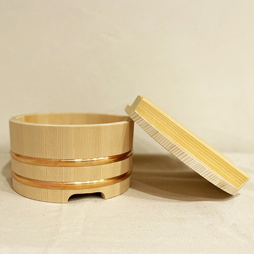 小柳産業 国産 地びつ(木曽さわら材) 直径21cm(約4合) 60025 江戸びつ 木曽さわら材 φ21cm 約4合 おひつ お櫃 江戸櫃