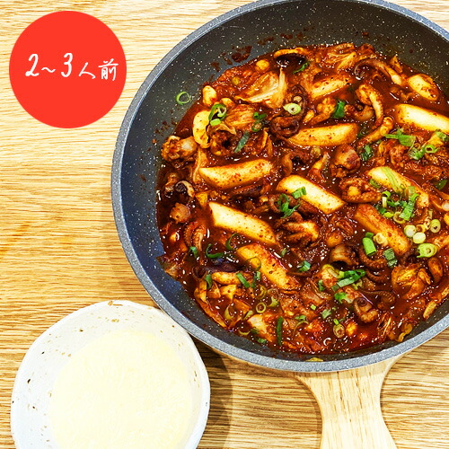 MADANGSOE イイダコの辛みそ チュクミ セット 2～3人前 タコ 蛸 冷凍グルメ 韓国料理 お取り寄せ ギフト プレゼント 産地直送 明石蛸仙人直送