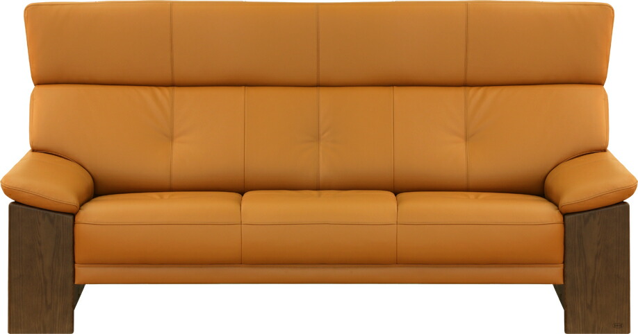 楽天市場】3人掛け ソファ No.7200 リビング チェア (皮革) 長椅子 幅