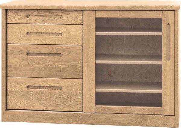 楽天市場】サイドボード 完成品 浜本工芸 引き戸 リビングボード 幅