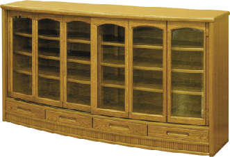 楽天市場】サイドボード リビング収納 キャビネット 浜本工芸 幅135cm