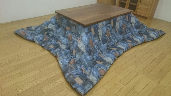 こたつ薄掛布団　ビンテージデニム