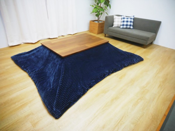 こたつ薄掛布団　カバー付き　モルデ