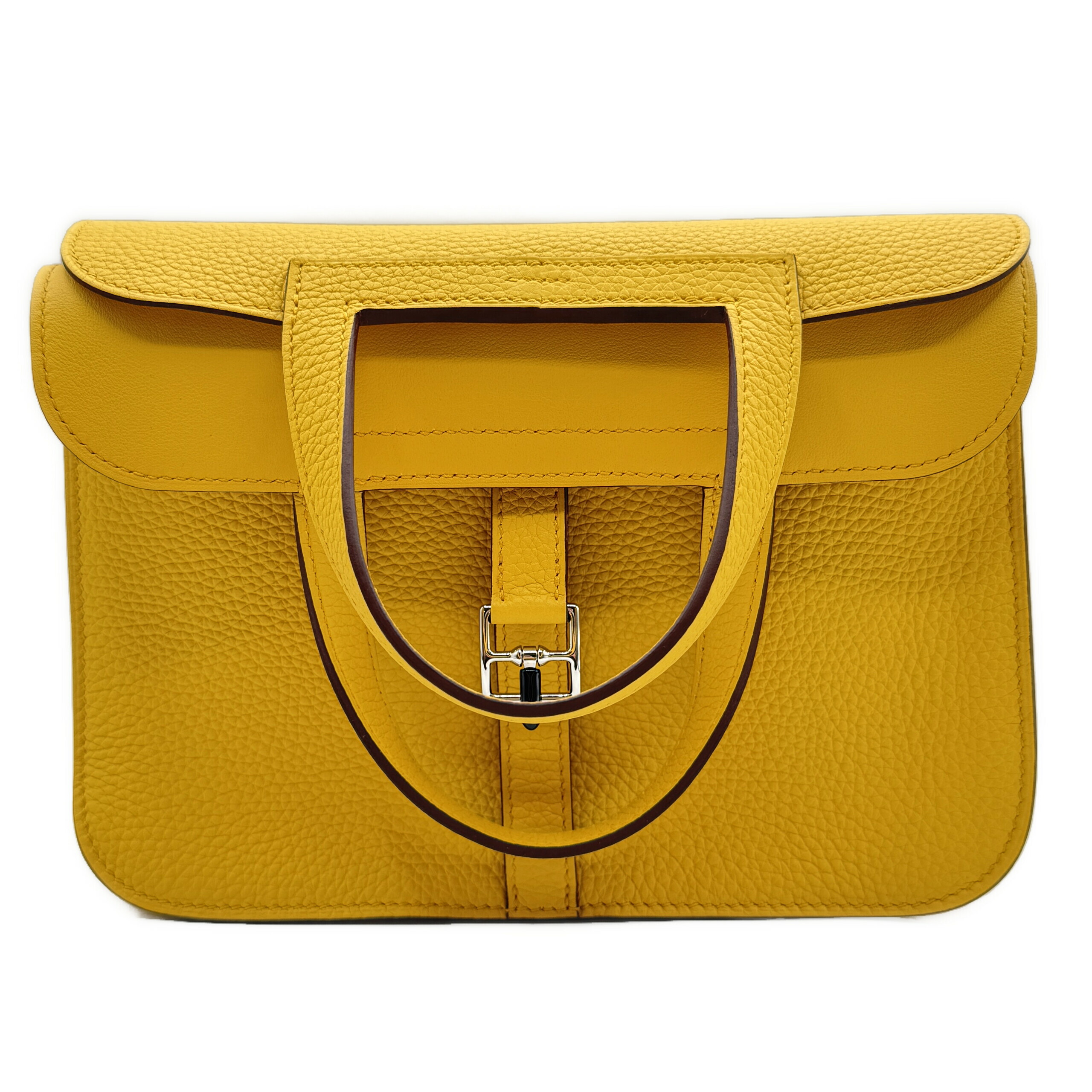 エルメス アルザン25 ミニ サン トリヨンクレマンス しろがね色金具 B目じるし 未当てはめる HERMES レディース ショルダーバッグ