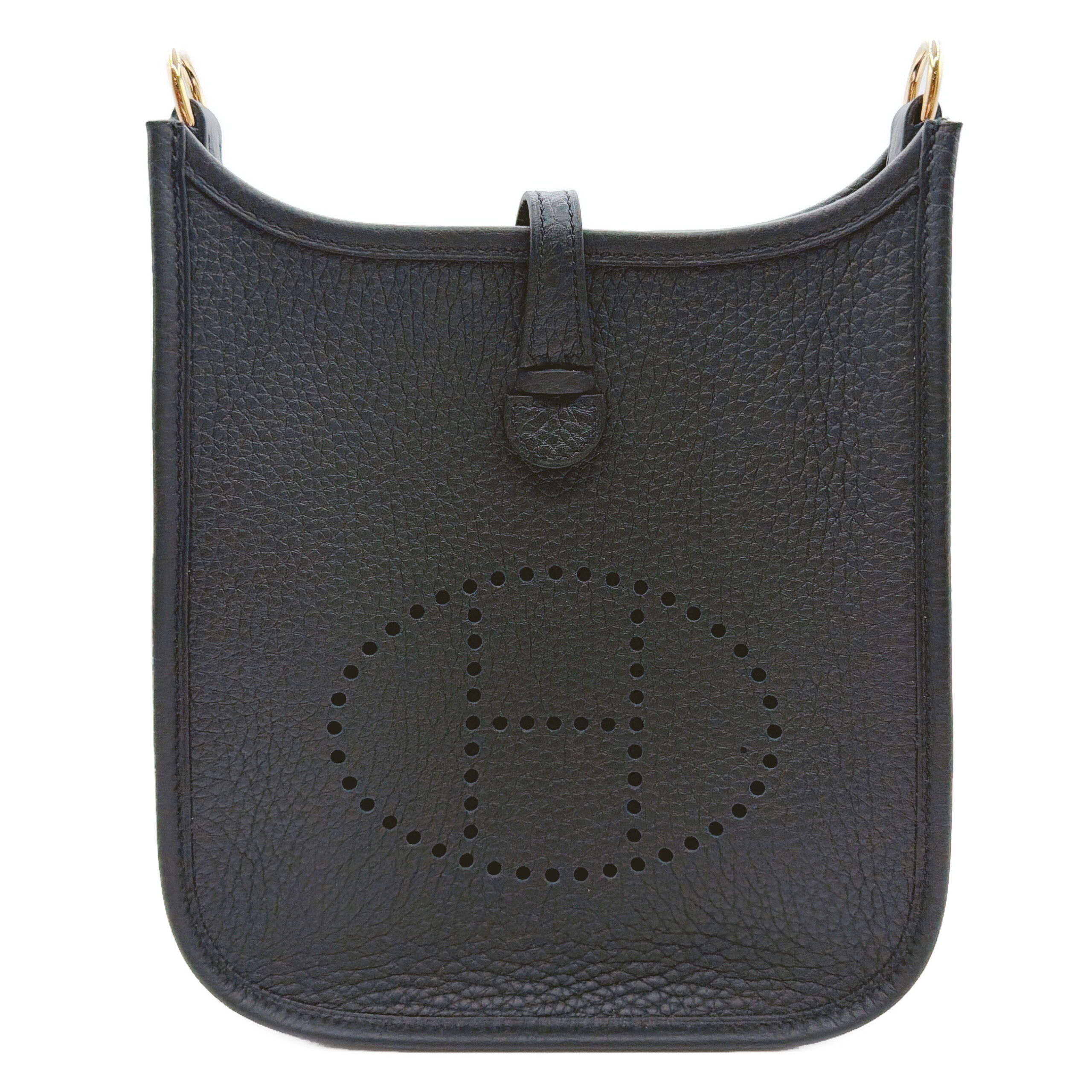 エルメス エブリンTPM 黒 トリヨンクレマンス ゴールド金具 K刻印 新品 HERMES レディース ショルダーバッグ ブラック