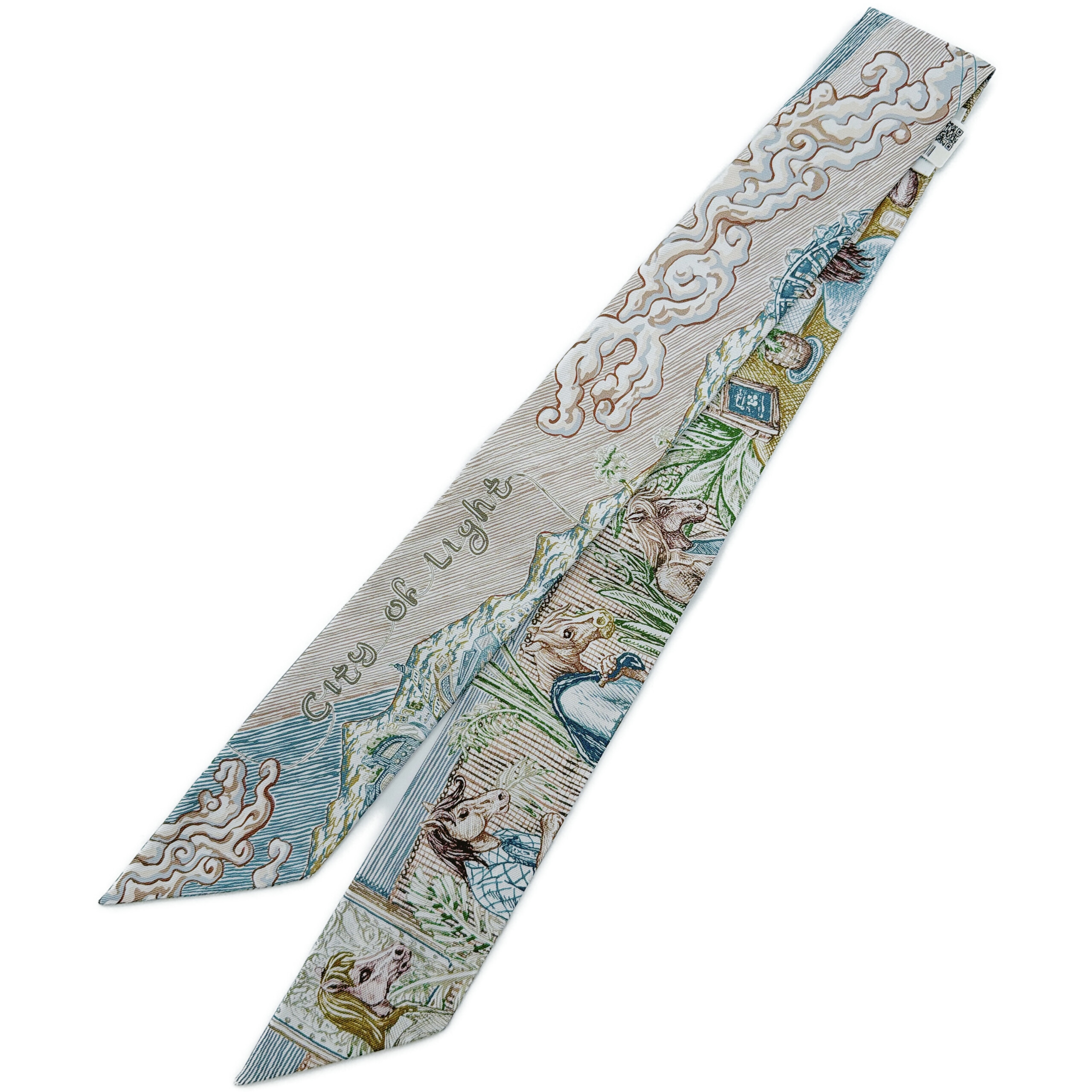 楽天市場】エルメス HERMES Scarf Odyssey twilly オデッセイ ツイリー 