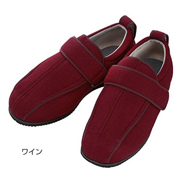 あゆみ ケアフルIII（足囲9E）ワイン／L（23～23.5cm）左右セット（徳武産業） 6,307円