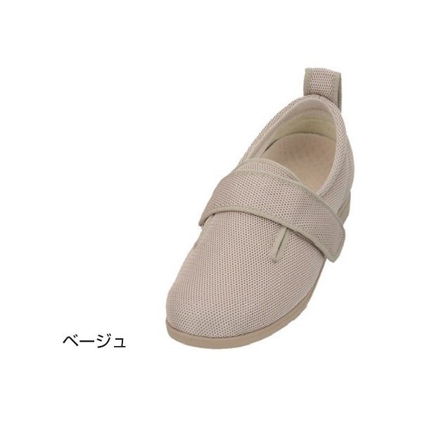 あゆみ ダブルマジックII メッシュ(足囲3E)ベージュ/S(21〜21.5cm)左右セット(徳武産業)