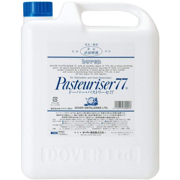 （容れもの売りわたす）ドーバー パストリーゼ77／5L×4本（ドーバー酒造）気違い水調合剤