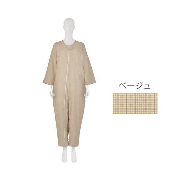 フドーねまきB（スリーシーズン）LLサイズ／ベージュ（竹虎）106825 つなぎねまき